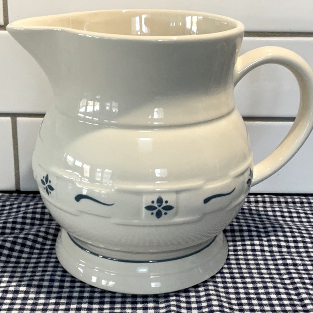 Longaberger pitcher Woven Traditions 1990